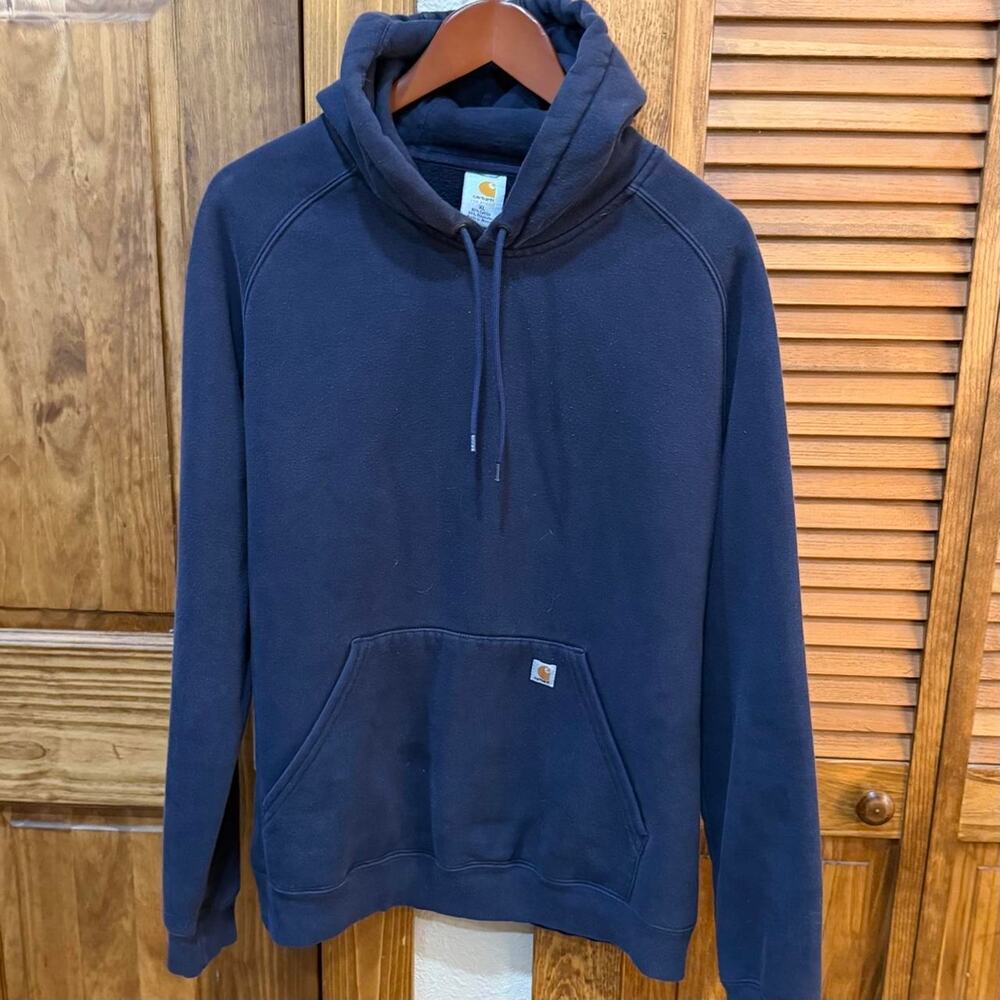 Womens carhartt navy blue hoodie